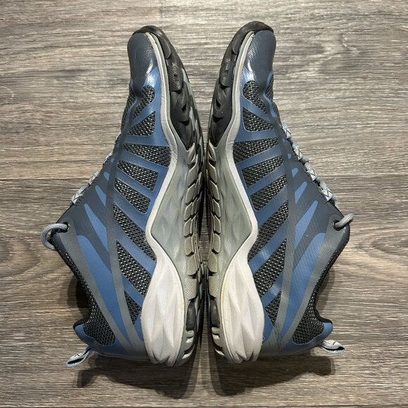 Merrell Size 7.5 Siren Edge Q2 Waterproof Hiking Shoes Comfort Gray Blue Mesh - Picture 9 of 10